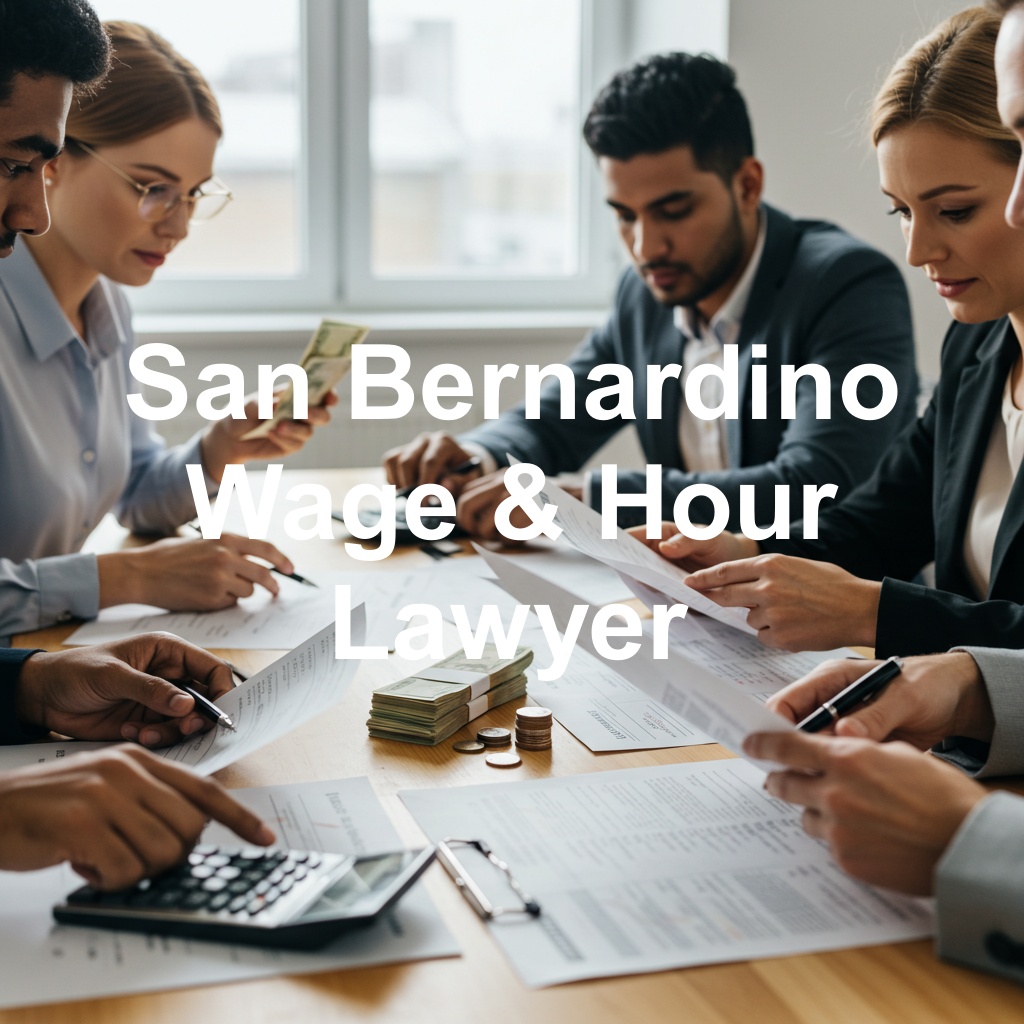 San Bernardino Wage & Hour Attorneys | FREE Consultation