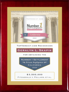 Jail negligence award